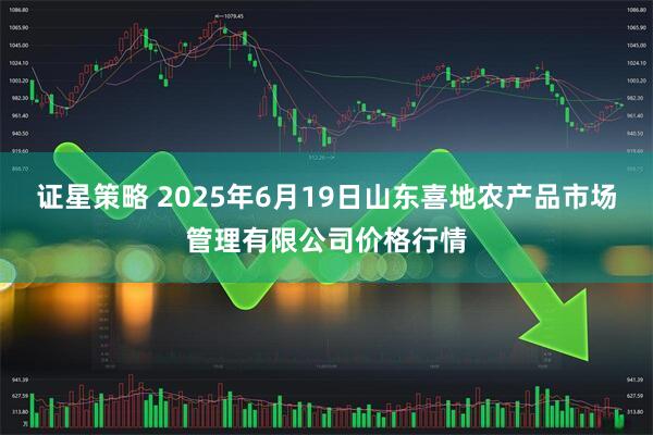 证星策略 2025年6月19日山东喜地农产品市场管理有限公司价格行情