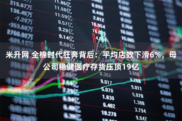 米升网 全棉时代狂奔背后：平均店效下滑6%，母公司稳健医疗存货压顶19亿